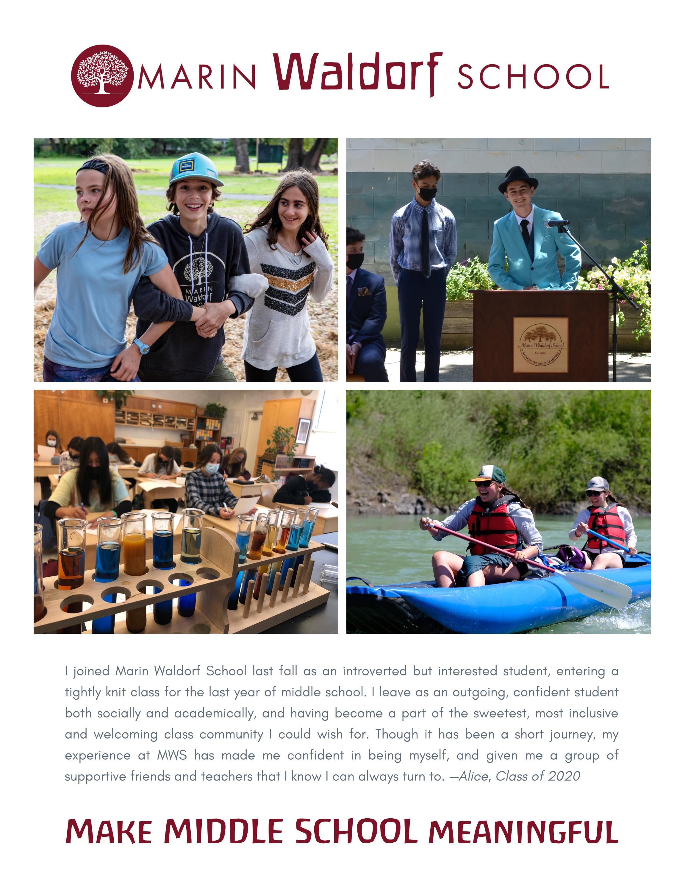 Middle School at Marin Waldorf School 2022 by marinwaldorfschool Issuu