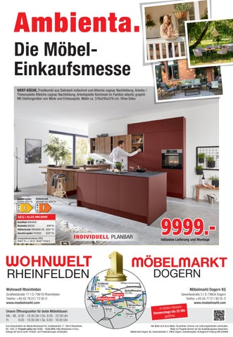 Oberbadisches Verlagshaus Georg Jaumann GmbH & Co.KG 家具目录 · Wohnwelt Rheinfelden 10.03. - 19.03.2022 第 16 页