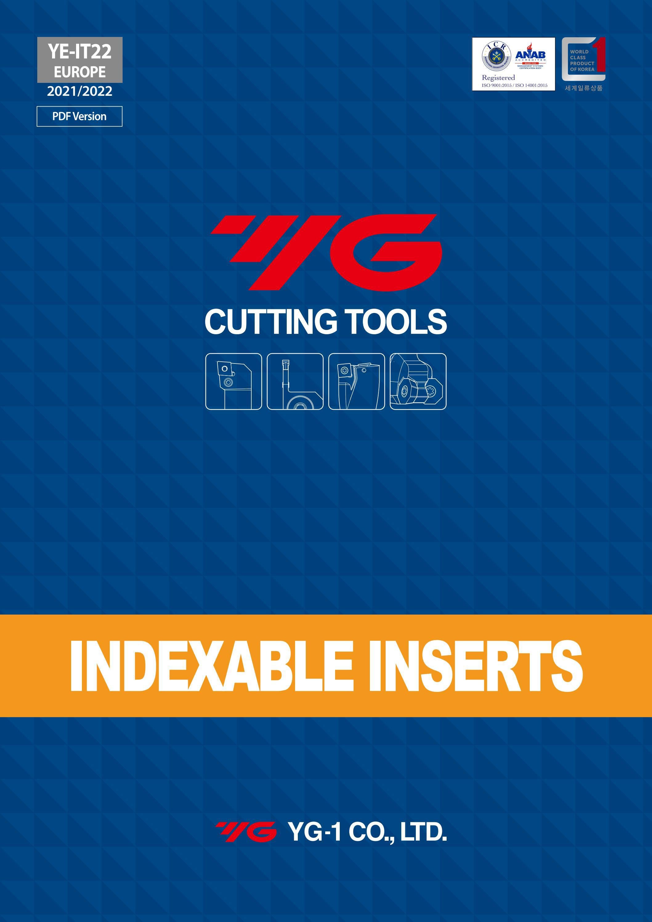 YG Cutting Tools Indexable Inserts by MetalKovis Issuu