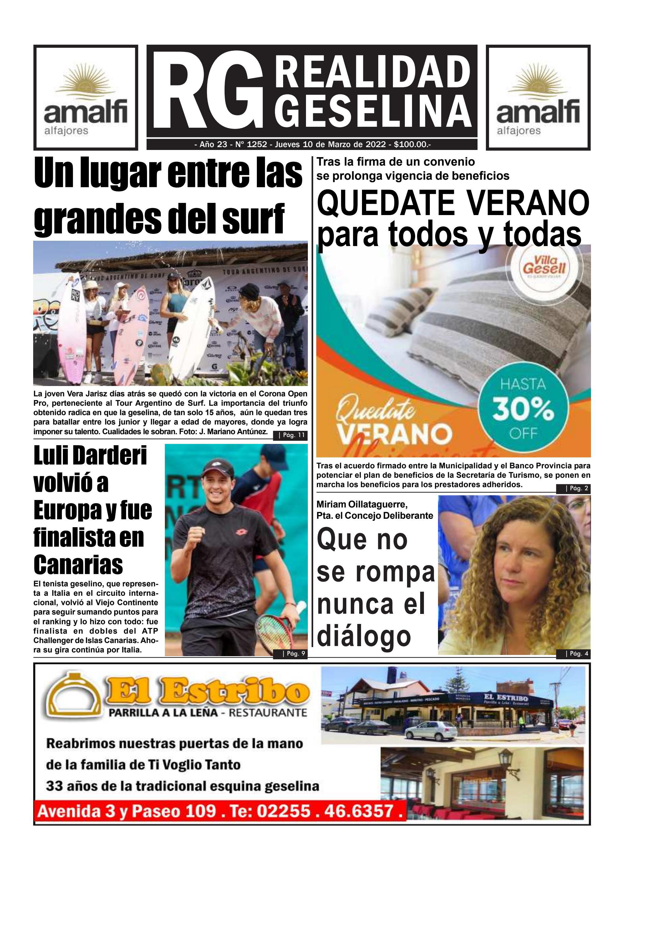 Semanario Realidad Geselina N° 1252