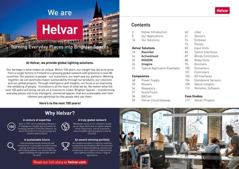 HELVAR 灯饰 INTELLIGENCE 目录 - 2021 第 3 页