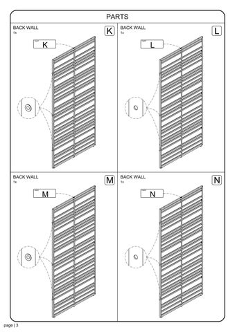 ASSEMBLY INSTRUCTION SOMBRERO CANOPY ALUMINUM 20X10 第 4 页