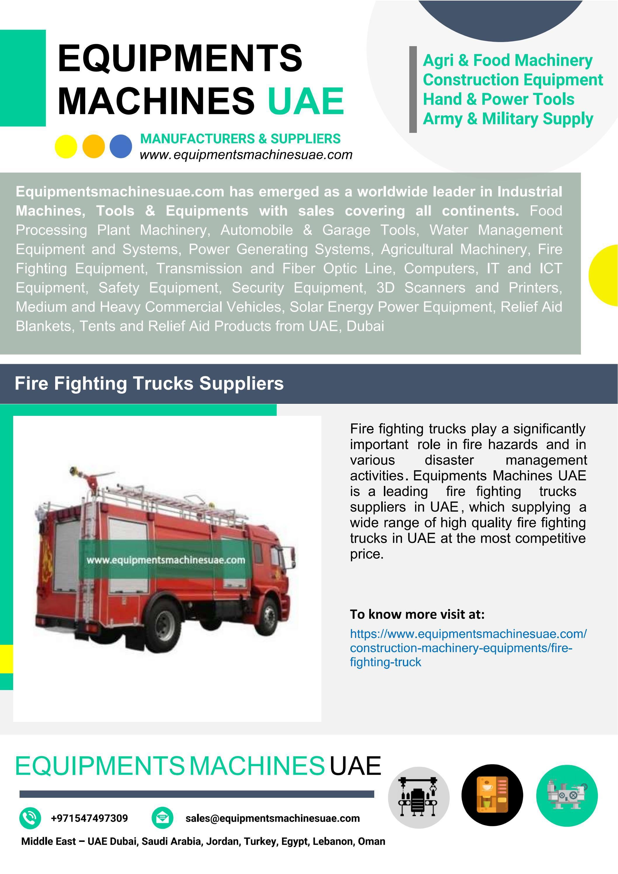 Fire Fighting Trucks Suppliers By Equipmentsmachines Issuu