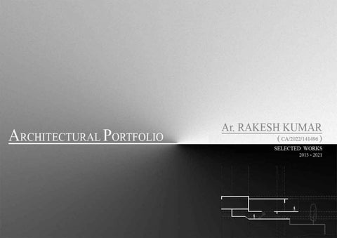 R.K Architecture Portfolio 2022 by rakesh kumar - Issuu
