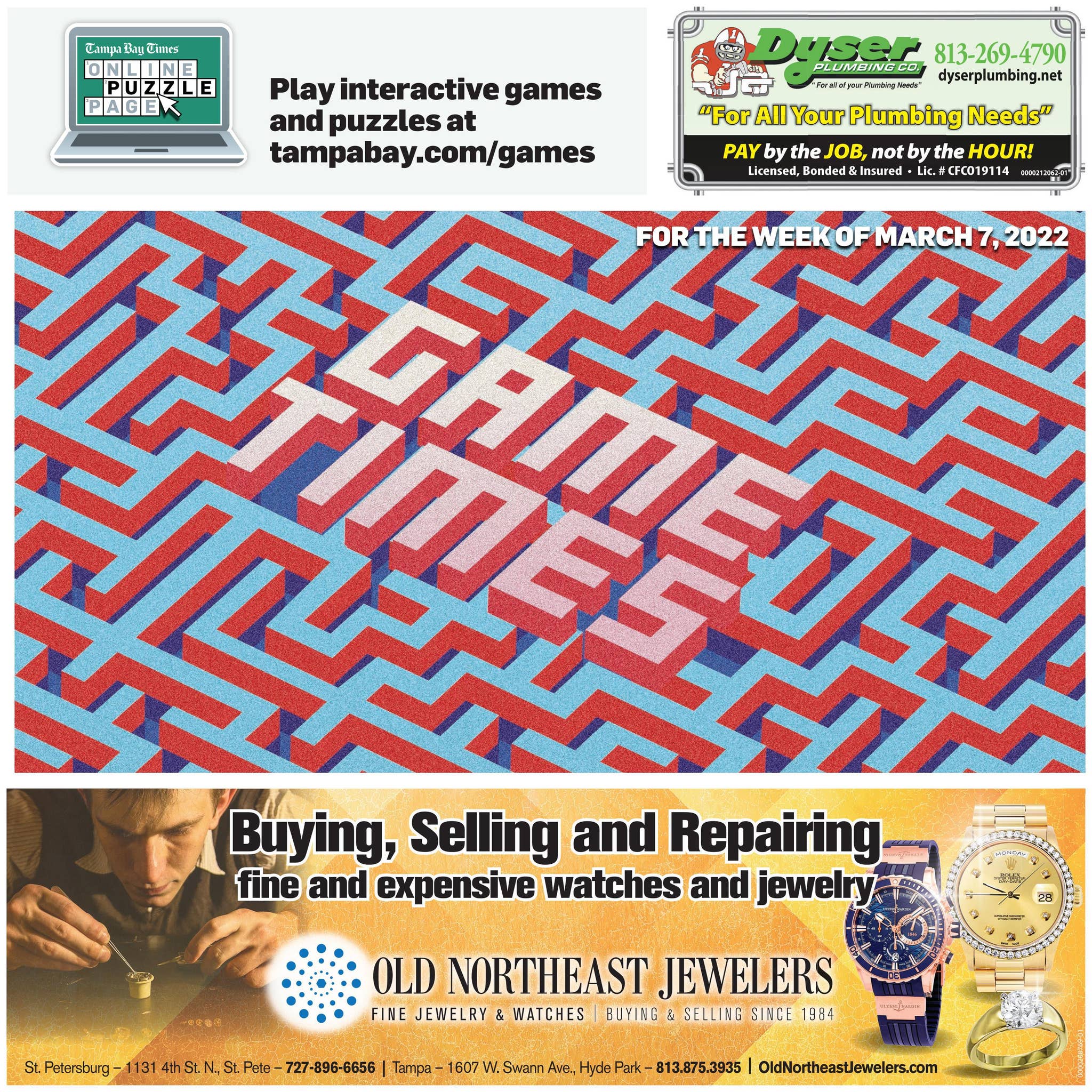 Tampa Bay Times Crossword Daily Puzzles