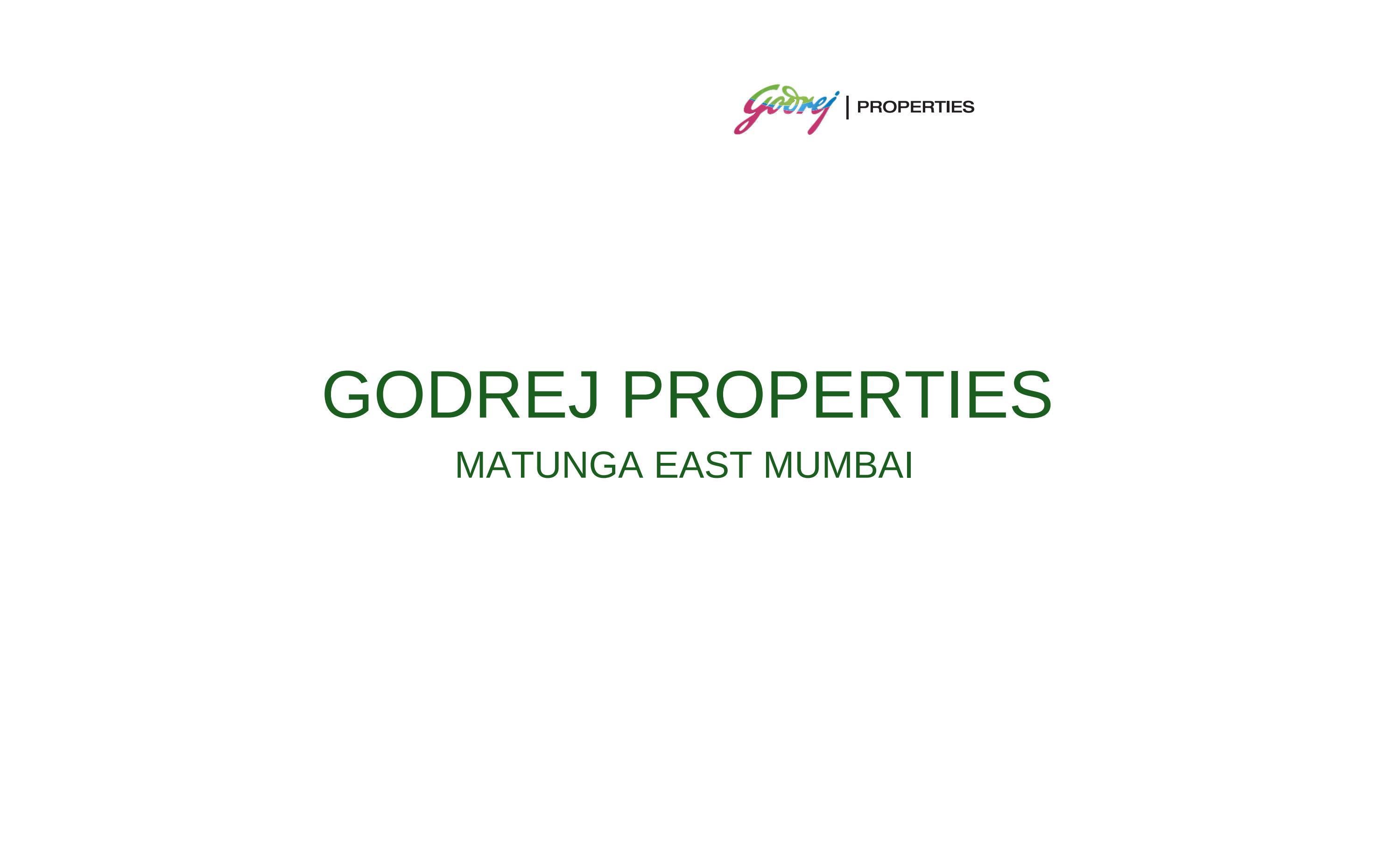 Godrej Matunga East Mumbai, E Brochure _ Godrej Properties by sandhya