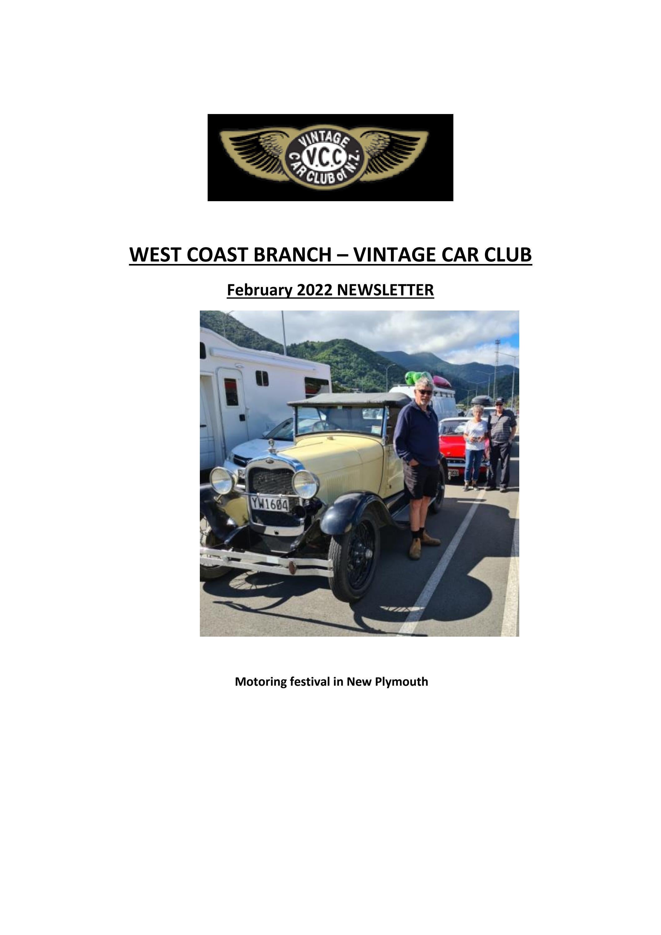 VCC WEST COAST FEB 2022 by Vintage Car Club of New Zealand Issuu