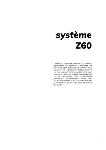 System Z60 灯饰目录 法文 by Zaho Lighting 第 3 页