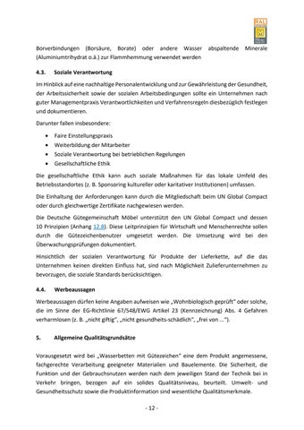 Güte- und Prüfbestimmungen für Wasserbetten 第 18 页
