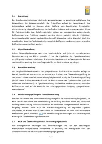 Güte- und Prüfbestimmungen für Wasserbetten 第 8 页