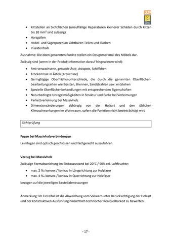 Güte- und Prüfbestimmungen für Schrankmöbel 第 23 页