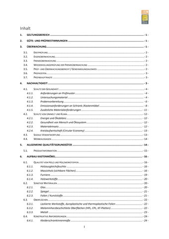 Güte- und Prüfbestimmungen für Schrankmöbel 第 5 页