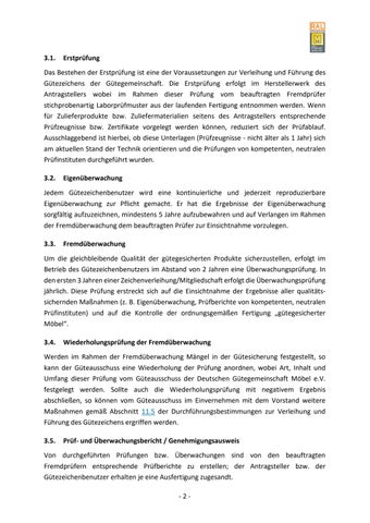 Güte- und Prüfbestimmungen für Schrankmöbel 第 8 页