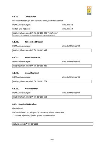 Güte- und Prüfbestimmungen für Matratzen 第 22 页