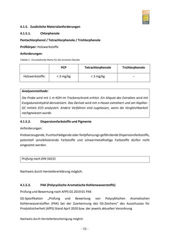 Güte- und Prüfbestimmungen für Außenmöbel 第 17 页