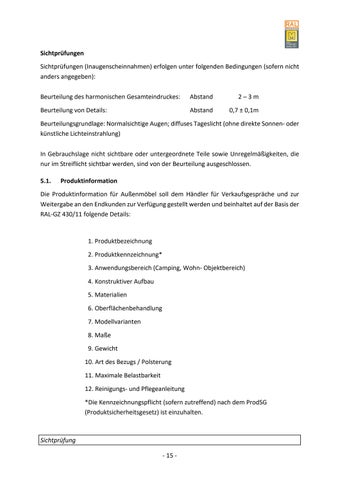 Güte- und Prüfbestimmungen für Außenmöbel 第 21 页