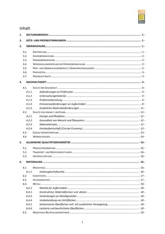 Güte- und Prüfbestimmungen für Außenmöbel 第 5 页