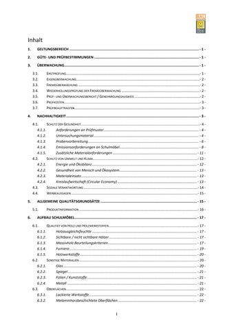 Güte- und Prüfbestimmungen für Schulmöbel 第 5 页