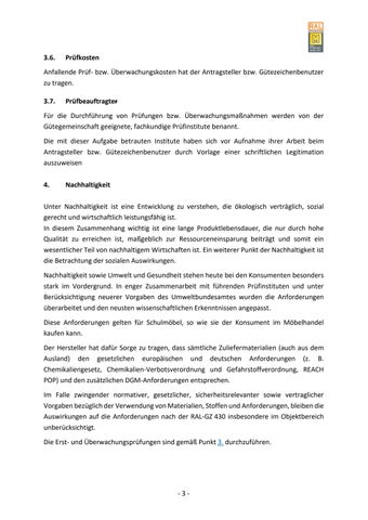 Güte- und Prüfbestimmungen für Schulmöbel 第 9 页