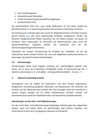 Güte- und Prüfbestimmungen für Küche- und Bademöbel 第 19 页