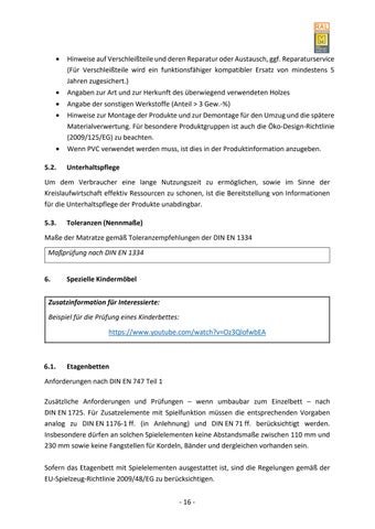 Güte- und Prüfbestimmungen für Kindermöbel 第 22 页