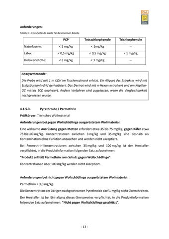 Güte- und Prüfbestimmungen für Polstermöbel 第 20 页