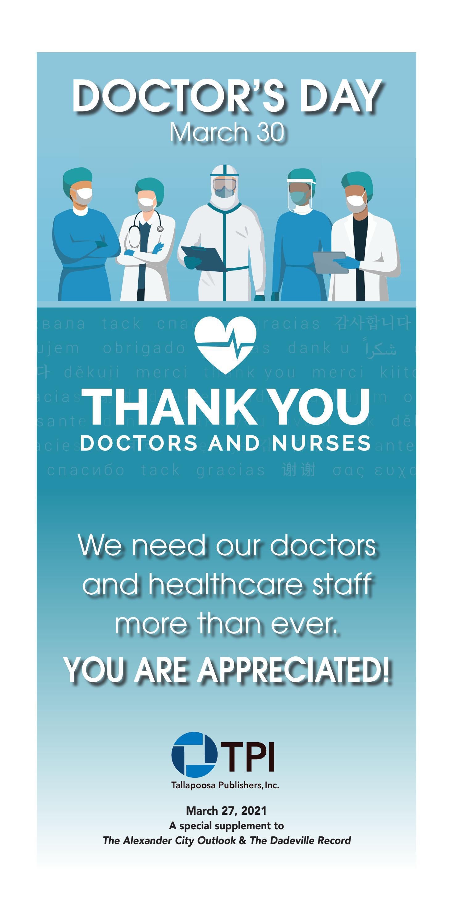 Doctor's Day 2021 Tallapoosa County by Tallapoosa Publishers Issuu