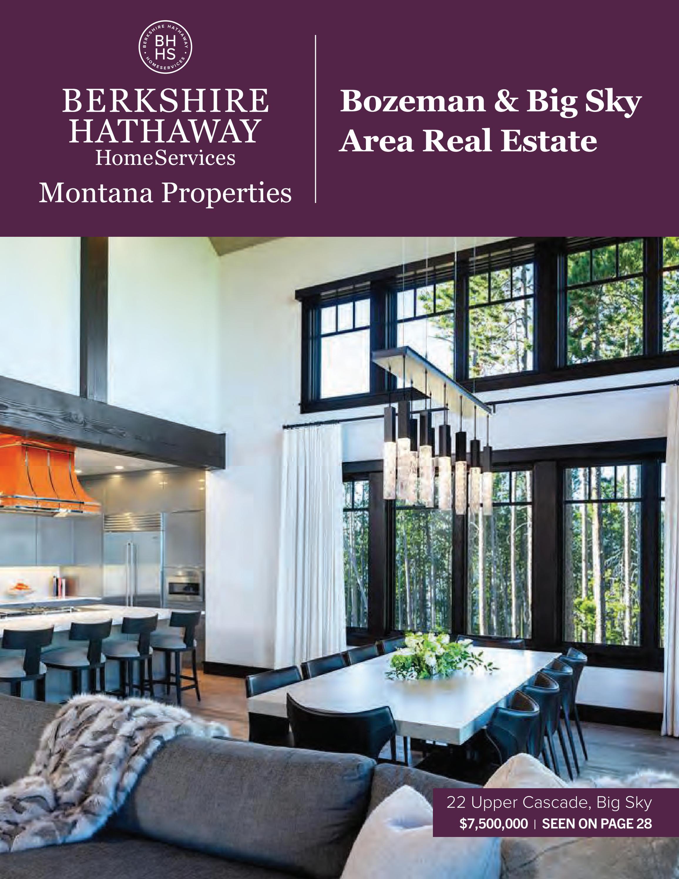 2022 Spring Bozeman and Big Sky Area Real Estate by Berkshire Hathaway