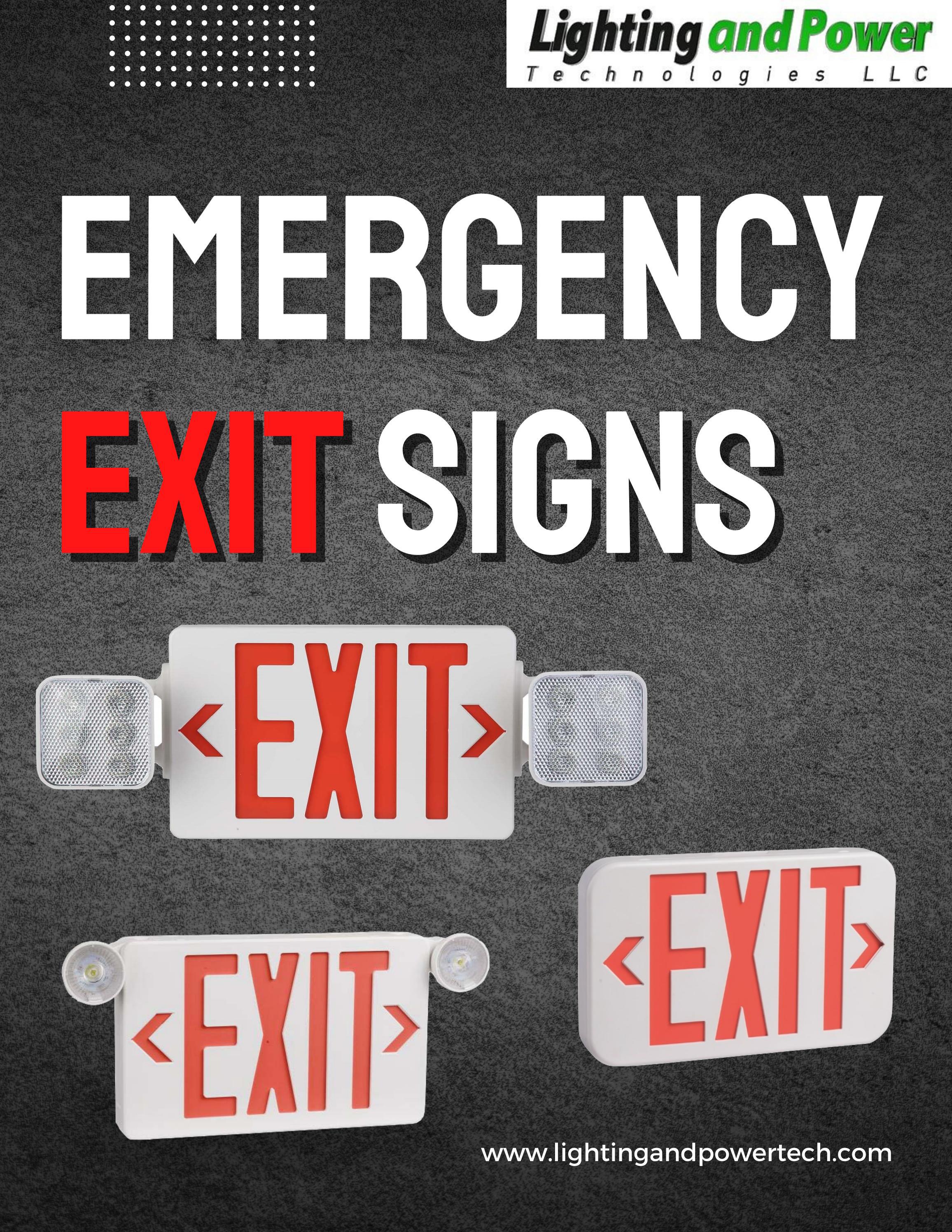 EMERGENCY EXIT SIGNS LPT 2022 by Lighting and Power Technologies Issuu