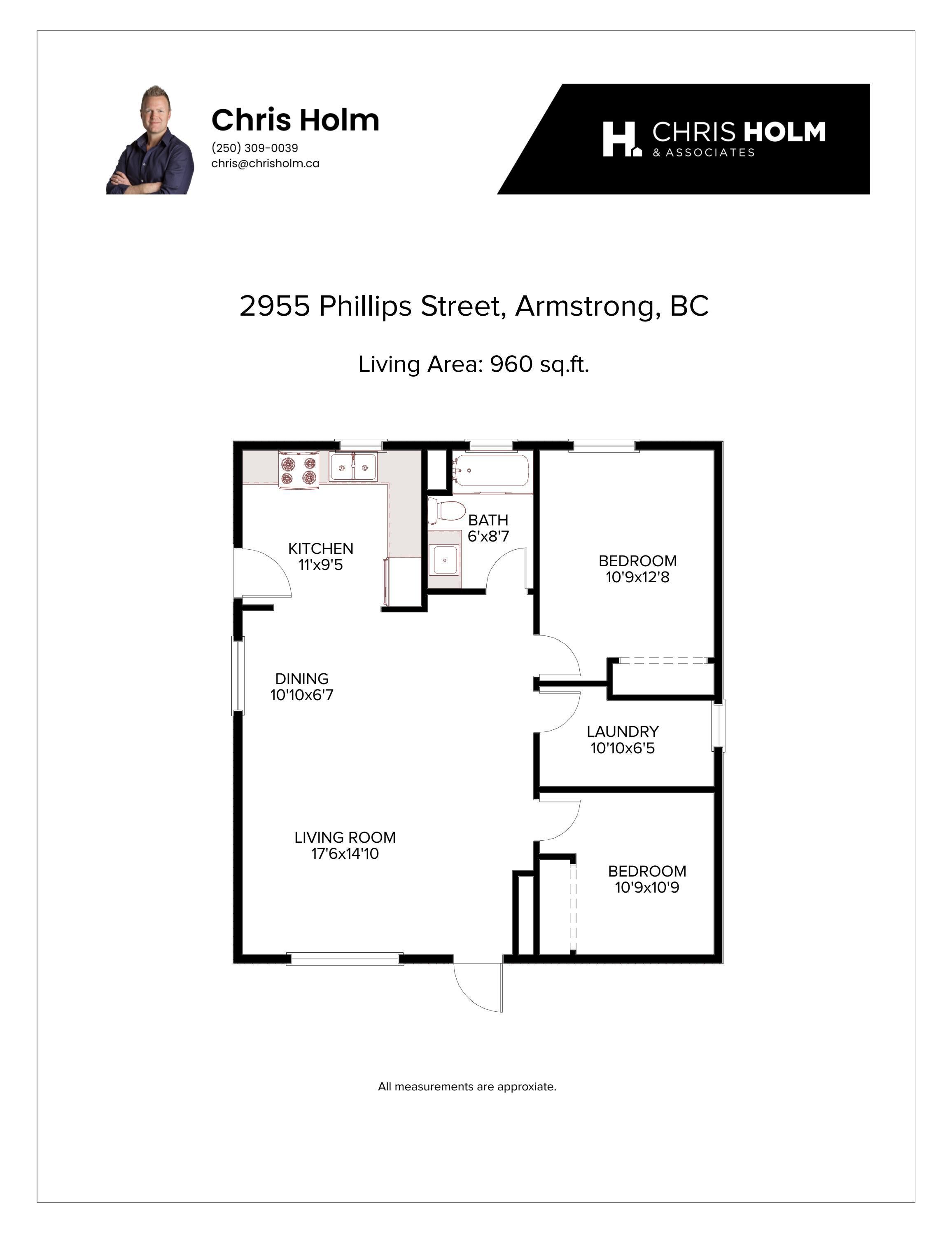 Floor Plans 2955 Phillips Street, Armstrong, BC by