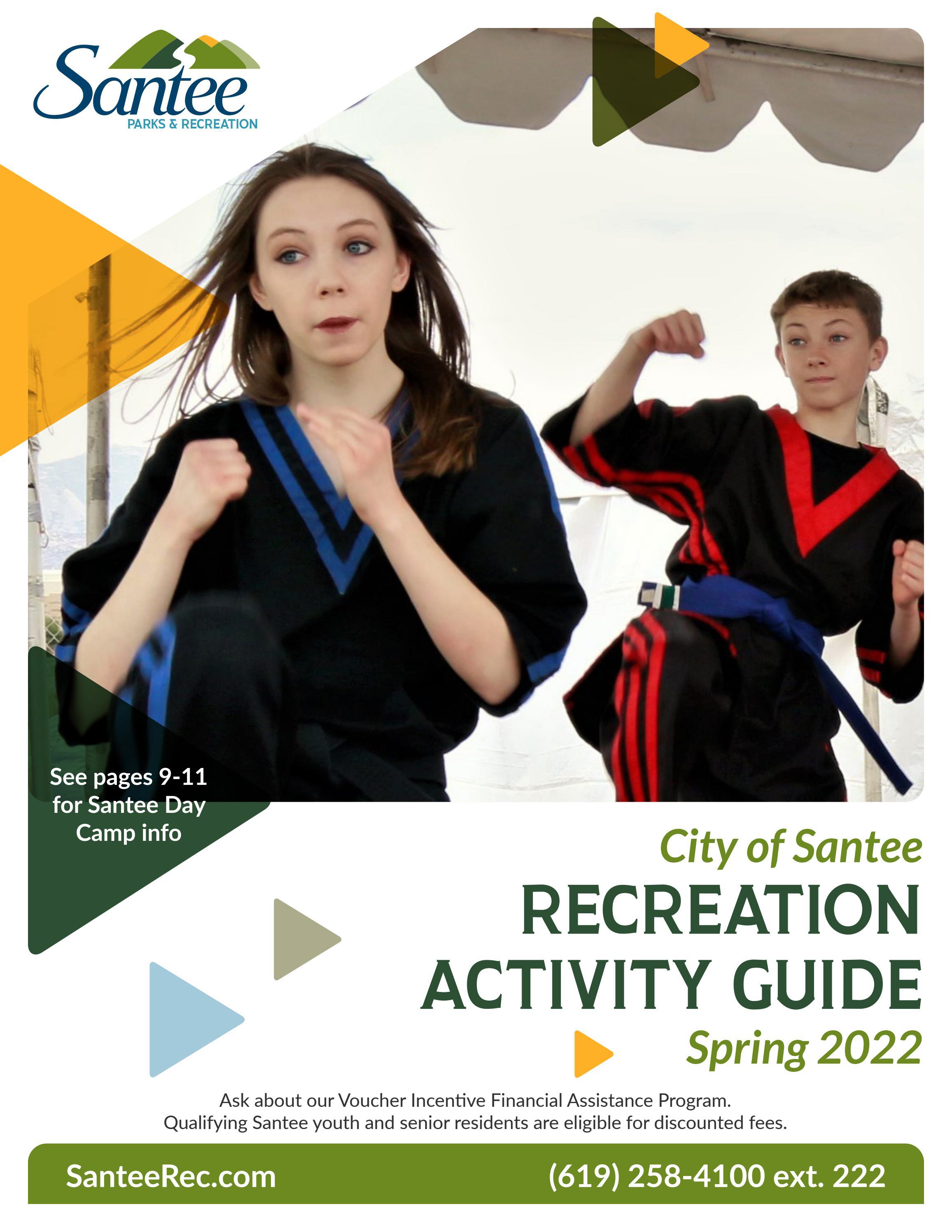 Santee Spring Recreation Activity Guide 2022 by City of Santee ...