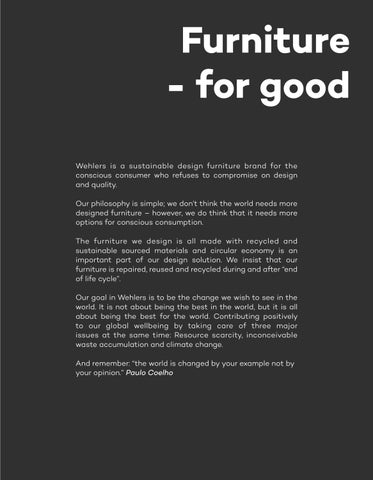Wehlers_FurnitureForGood 家具目录 · Wehlers - 家具 for Good 第 3 页