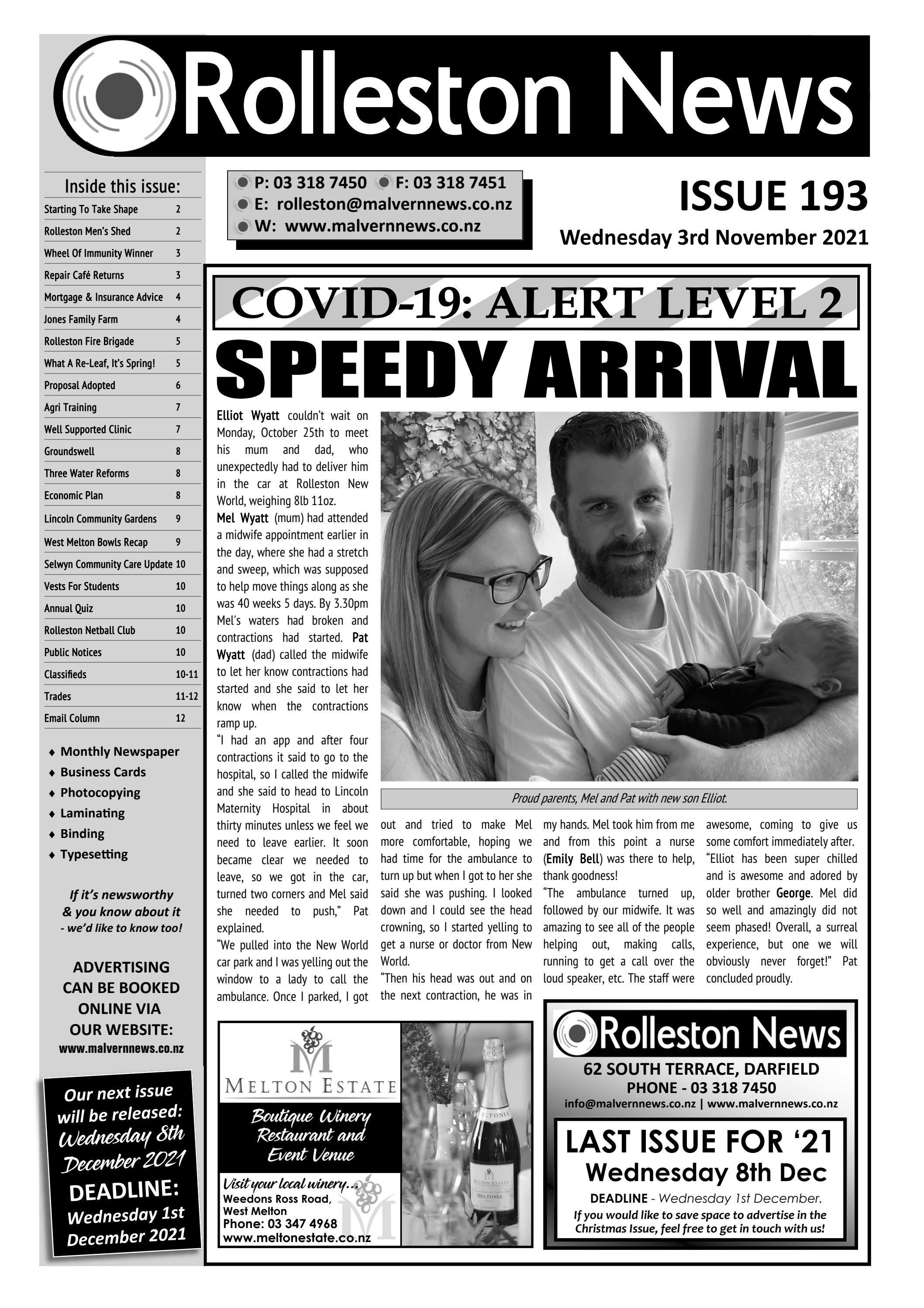 ROLLESTON NEWS 3RD NOVEMBER 2021 by Malvern News Issuu