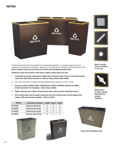 Recycling and Upscale Waste Receptacles 第 10 页