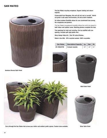 Recycling and Upscale Waste Receptacles 第 22 页