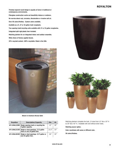 Recycling and Upscale Waste Receptacles 第 23 页