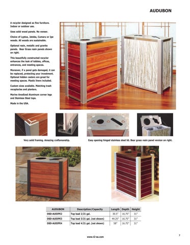 Recycling and Upscale Waste Receptacles 第 7 页