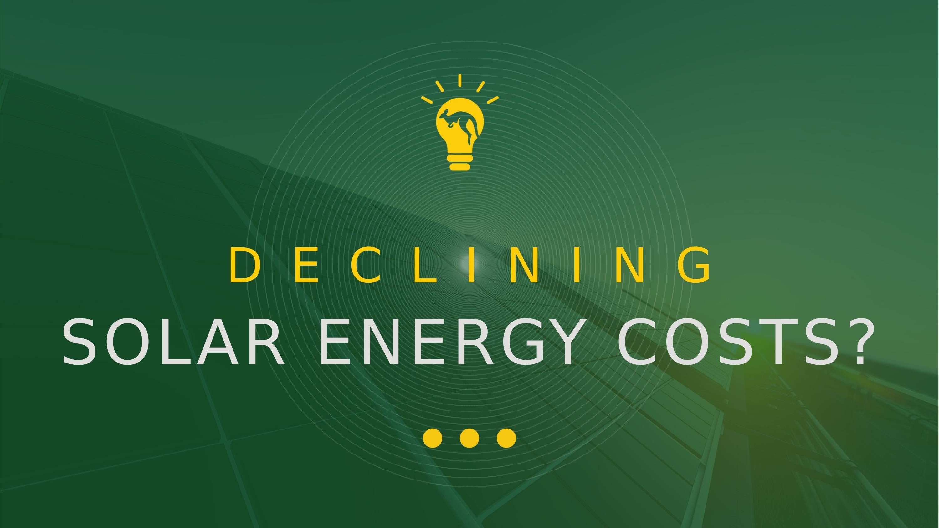 Story Behind The Declining Solar Energy Costs By Solaristech Issuu