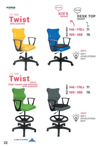 ENTELO 2022 家具目录 3w1, 教育 chairs, youth chairs, 办公 chairs 第 24 页