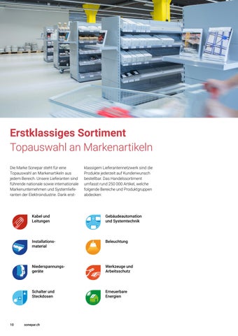 Sonepar Suisse 灯饰目录 · | Firmenbroschüre 2022 第 10 页