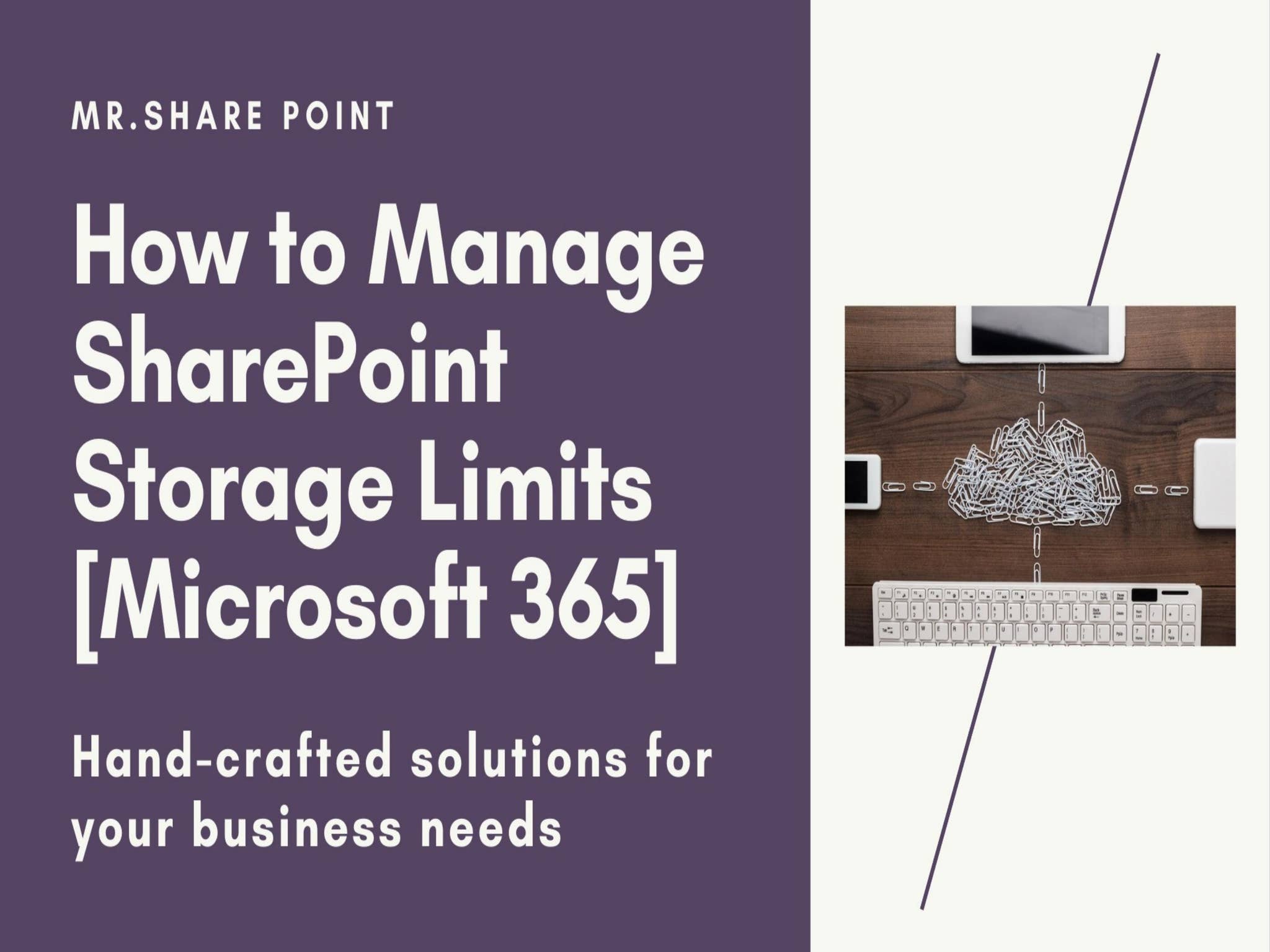 How to Manage SharePoint Storage Limits [Microsoft 365] by Mr.Share ...
