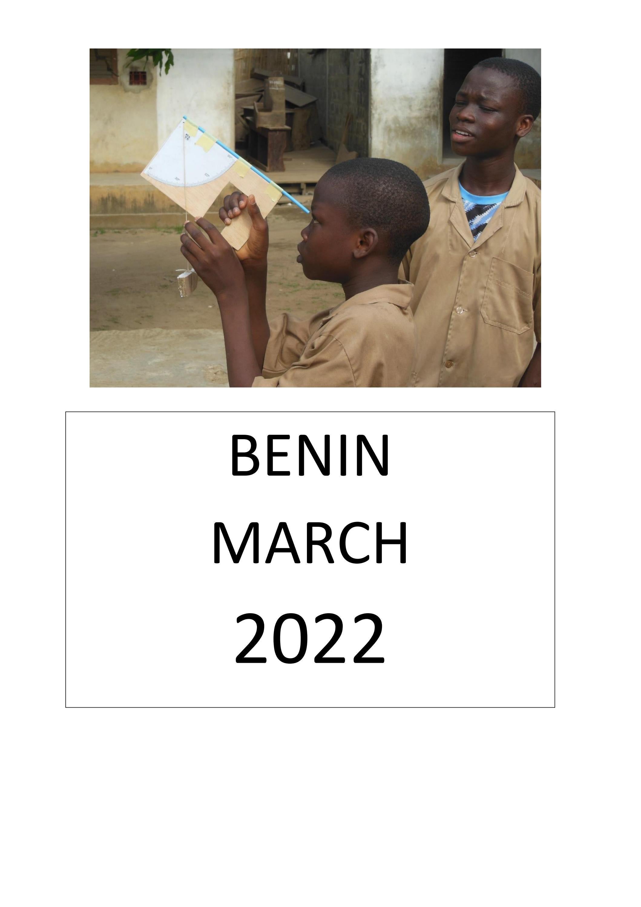739 Benin March 2022 by NASE: Network for Astronomy School Education