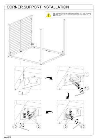 定制 SOMBRERO PERGOLA with floor 第 10 页