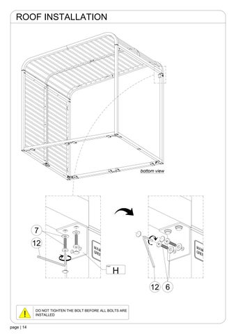 定制 SOMBRERO PERGOLA with floor 第 15 页