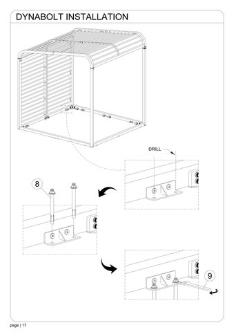 定制 SOMBRERO PERGOLA with floor 第 18 页