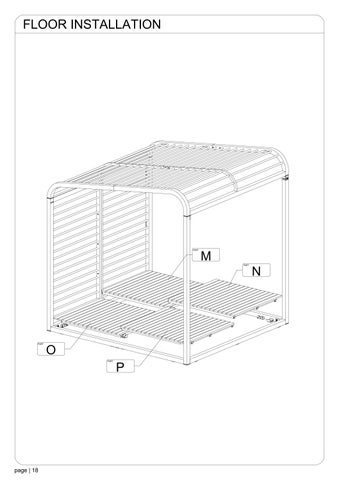 定制 SOMBRERO PERGOLA with floor 第 19 页