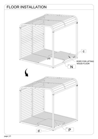 定制 SOMBRERO PERGOLA with floor 第 22 页