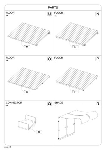 定制 SOMBRERO PERGOLA with floor 第 4 页