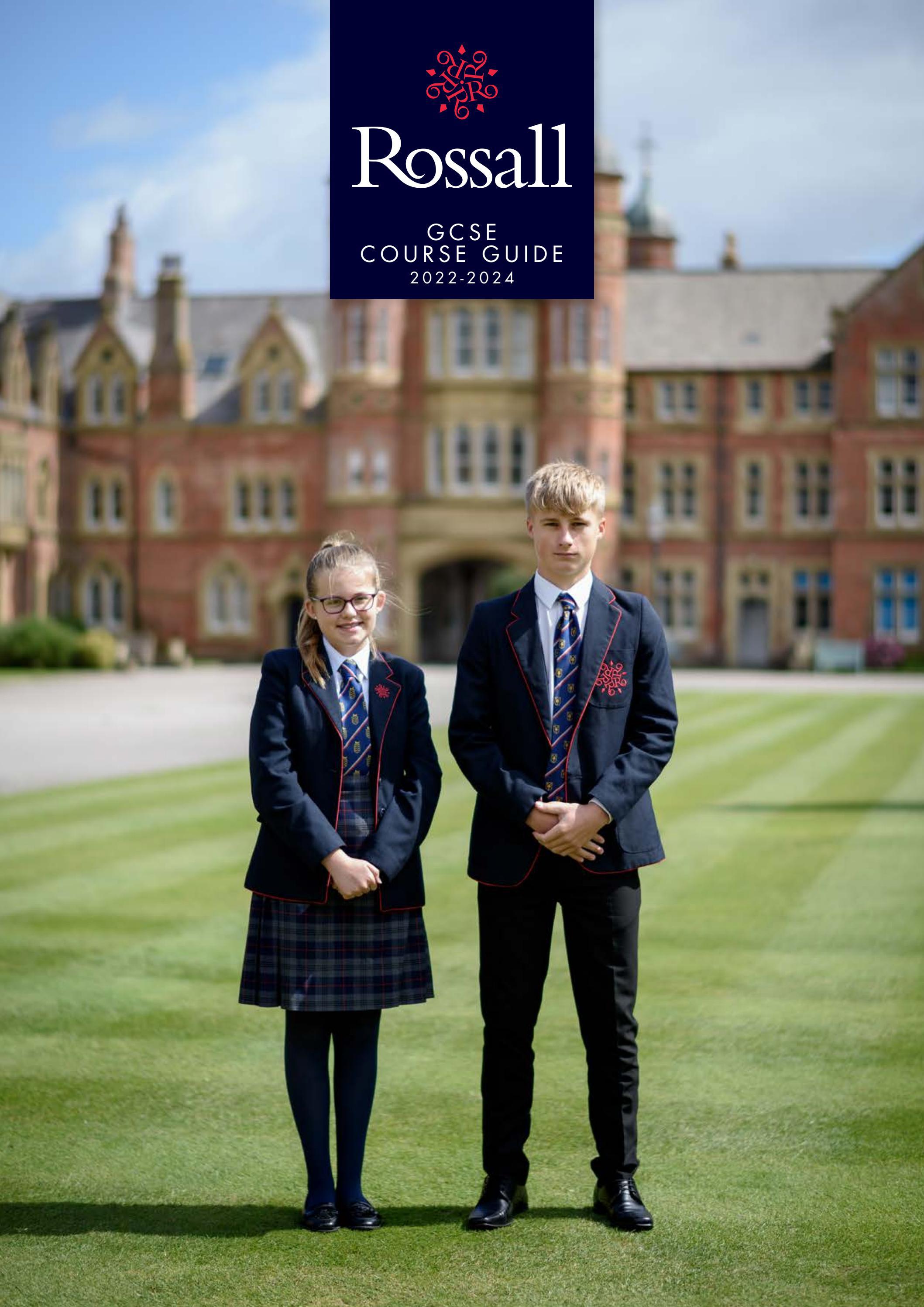 GCSE Course Guide 20222024 by Rossall School Issuu