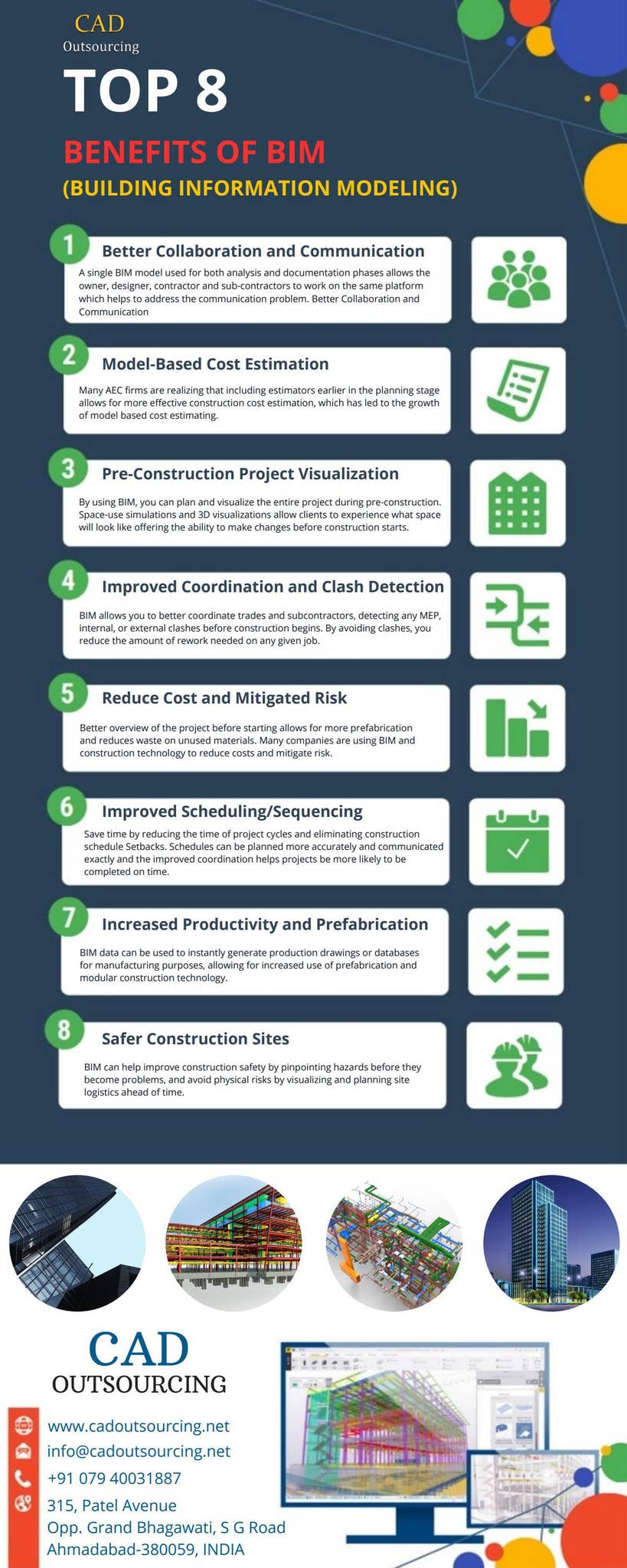 Infographic - Top 8 Benefits of BIM Services by CAD Outsourcing - Issuu